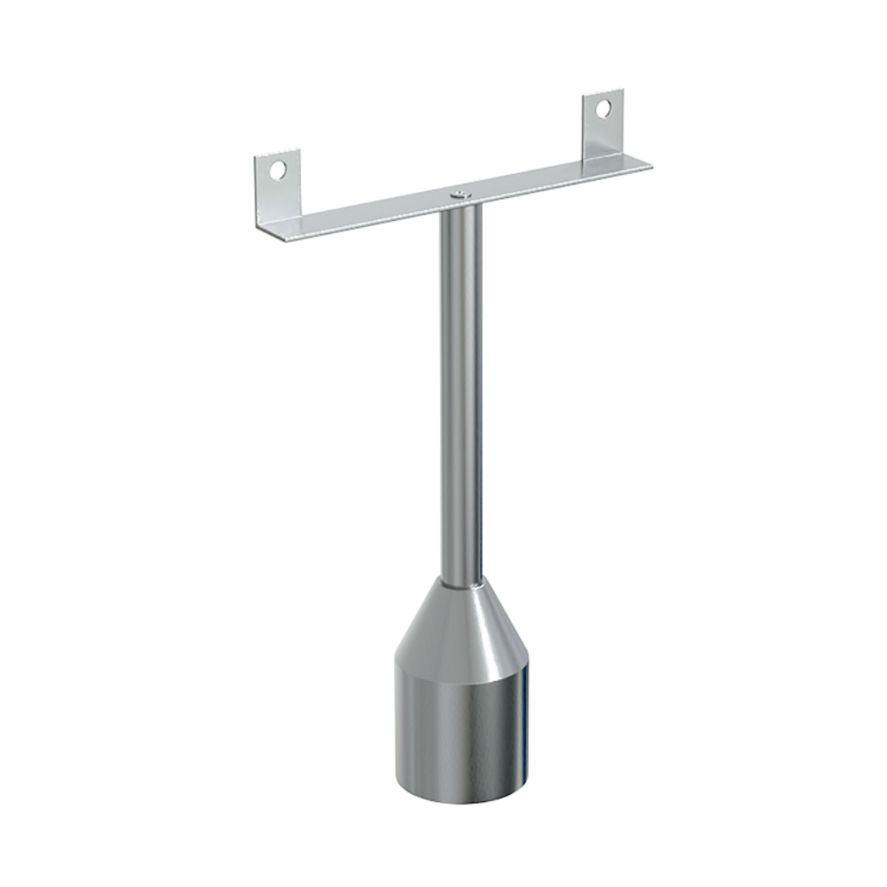 111 Series Double Fix Foot Assembly – 150mm with 35mm Adjustment SS
