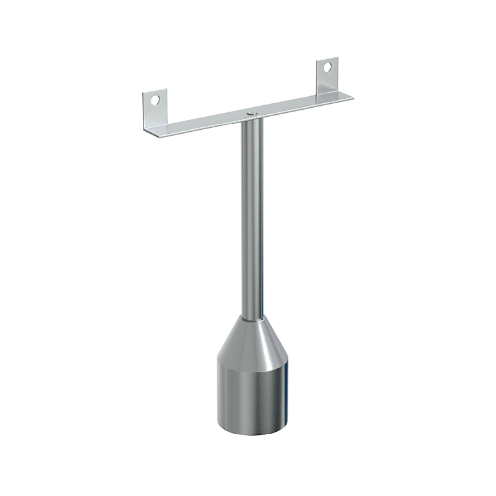 111 Series Double Fix Foot Assembly – 300mm with 35mm Adjustment SS