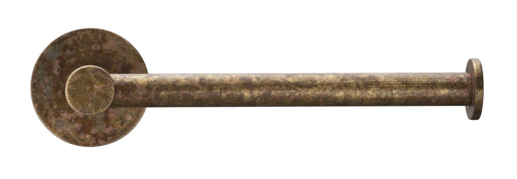 Mica Toilet Paper Holder - Living Brass