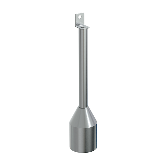 112 Series Single Fix Foot Assembly – 250mm with 35mm Adjustment SS
