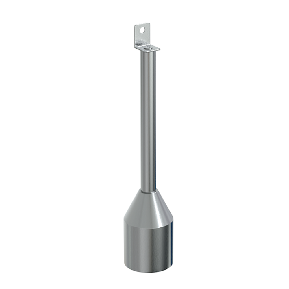 112 Series Single Fix Foot Assembly – 200mm with 35mm Adjustment SS