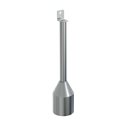 112 Series Single Fix Foot Assembly – 200mm with 35mm Adjustment SS