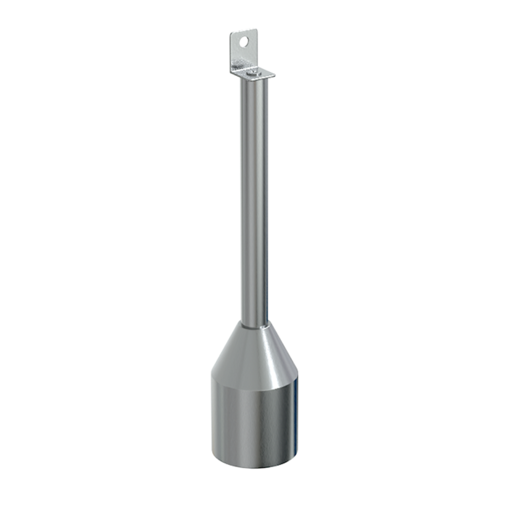 112 Series Single Fix Foot Assembly – 150mm with 35mm Adjustment  SS