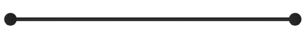 Mica Fluted Single Towel Rail - 800mm - Black