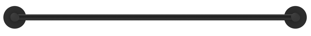 Mica Double Towel Rail - 800mm - Black
