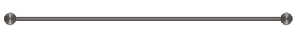 Mica Fluted Single Towel Rail - 800mm - Gunmetal
