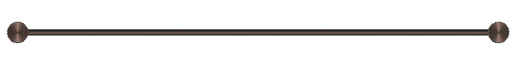 Mica Fluted Single Towel Rail - 800mm - Dusk Bronze