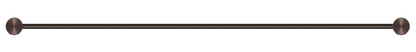 Mica Fluted Single Towel Rail - 800mm - Dusk Bronze