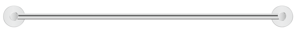 Mica Double Towel Rail - 800mm - Chrome