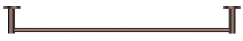 Mica Single Towel Rail - 600mm - Dusk Bronze