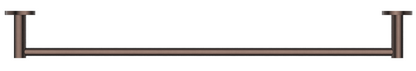 Mica Single Towel Rail - 800mm - Dusk Bronze