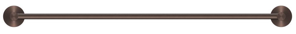 Mica Single Towel Rail - 800mm - Dusk Bronze