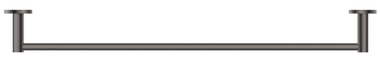 Mica Single Towel Rail - 600mm - Gunmetal