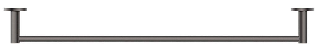 Mica Single Towel Rail - 800mm - Gunmetal