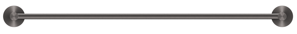 Mica Single Towel Rail - 600mm - Gunmetal