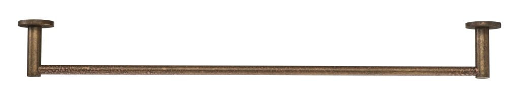 Mica Single Towel Rail - 800mm - Living Brass