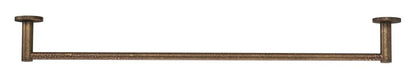 Mica Single Towel Rail - 800mm - Living Brass
