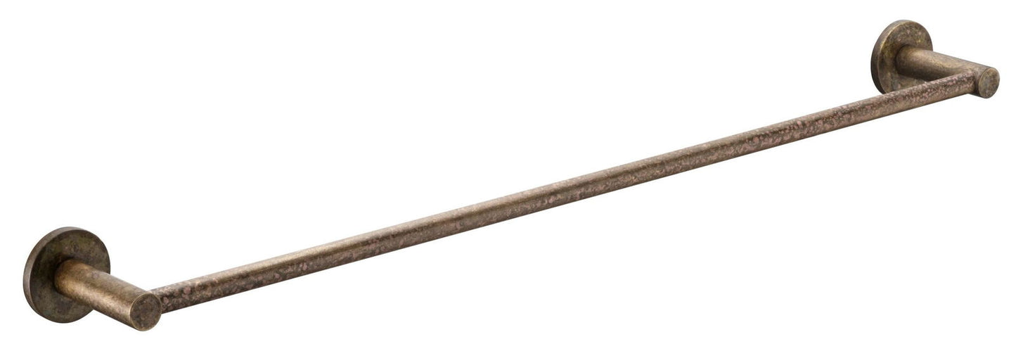 Mica Single Towel Rail - 800mm - Living Brass