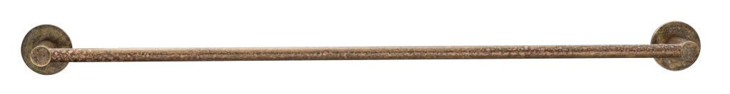 Mica Single Towel Rail - 800mm - Living Brass