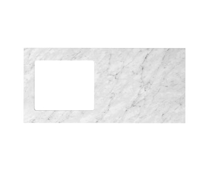 Laundry 1300mm Natural Carrara White Marble Top