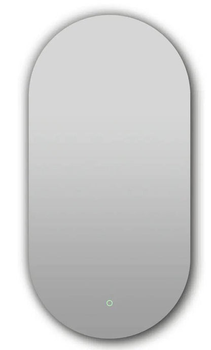 Oval Shape Backlit LED Frameless Mirror