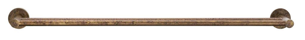 Mica Double Towel Rail - 800mm - Living Brass