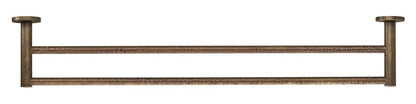 Mica Double Towel Rail - 800mm - Living Brass
