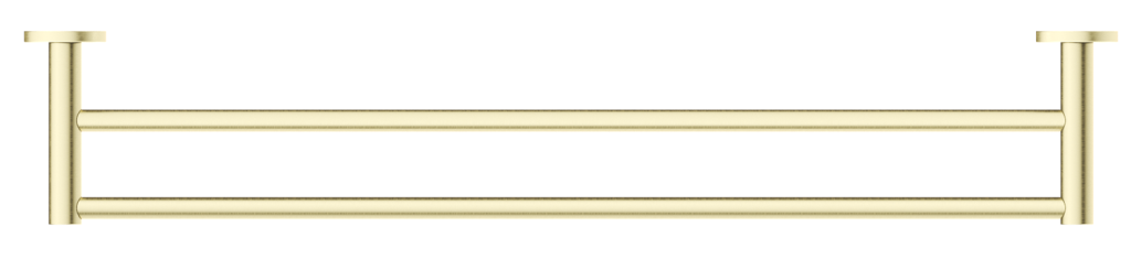 Mica Double Towel Rail - 800mm - French Gold