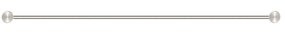Mica Fluted Double Towel Rail - 800mm - Brushed Nickel