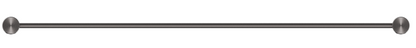 Mica Fluted Double Towel Rail - 800mm - Gunmetal
