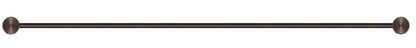 Mica Fluted Double Towel Rail - 800mm - Dusk Bronze