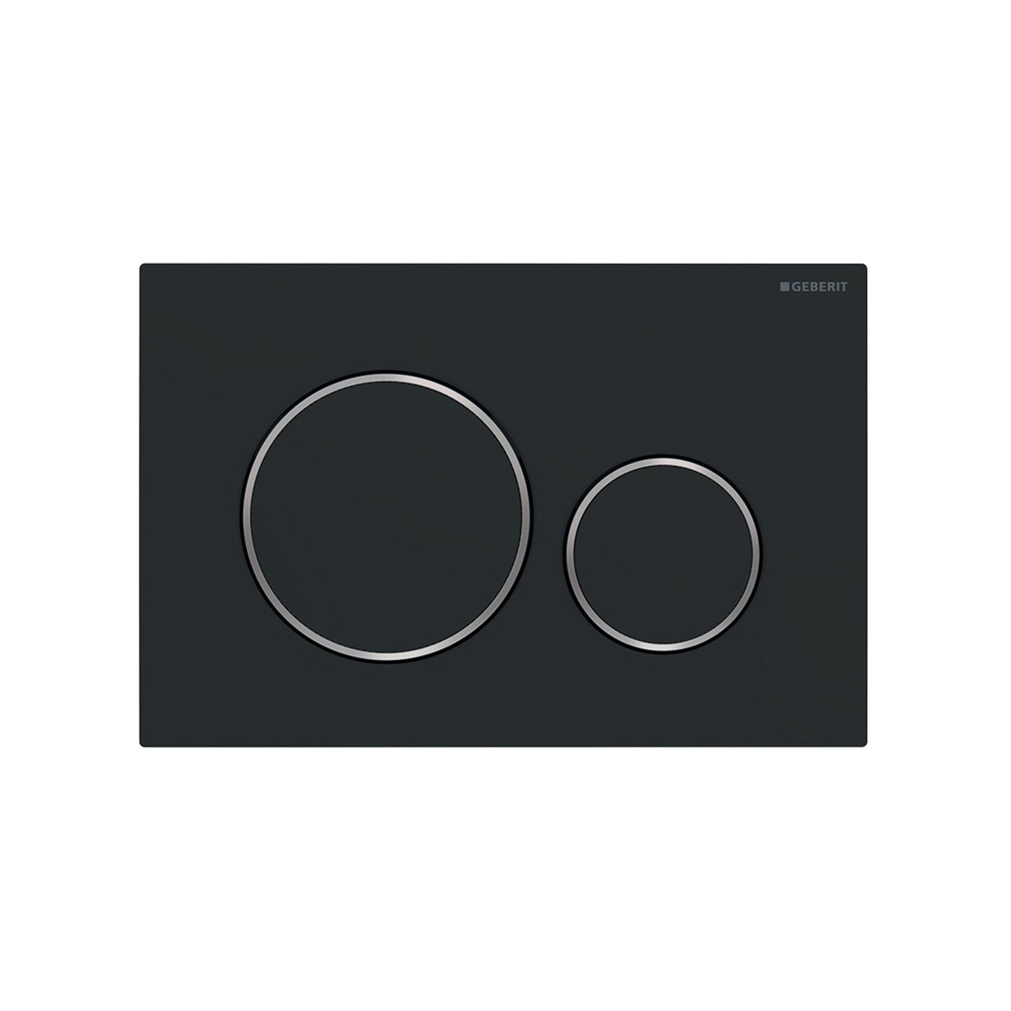 Geberit ABS Black/ chrome / black push button 115.882.KM.1 Push Button