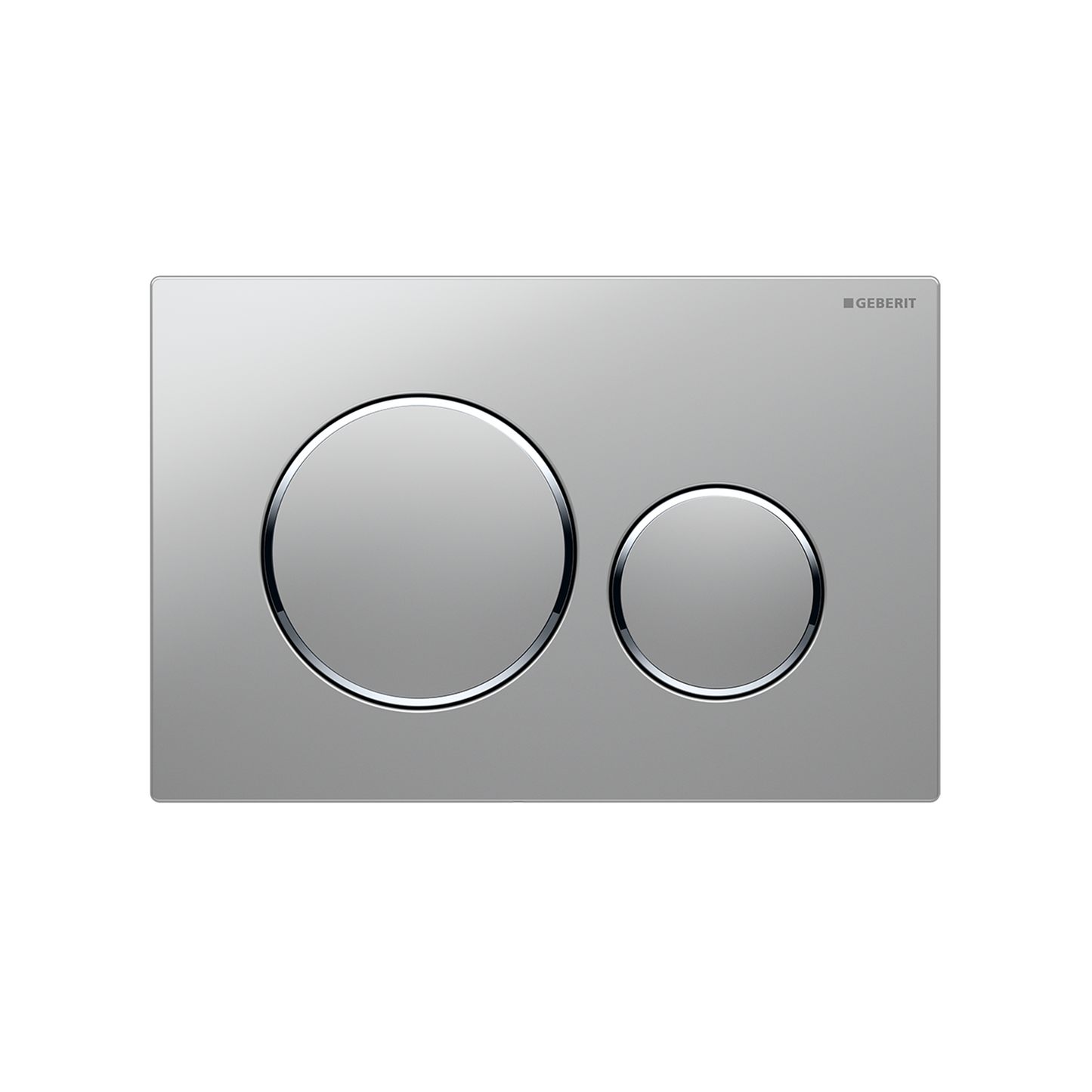 Geberit Fingerprint resistant Matte White, white chrim 115.882.01.1 Push Button