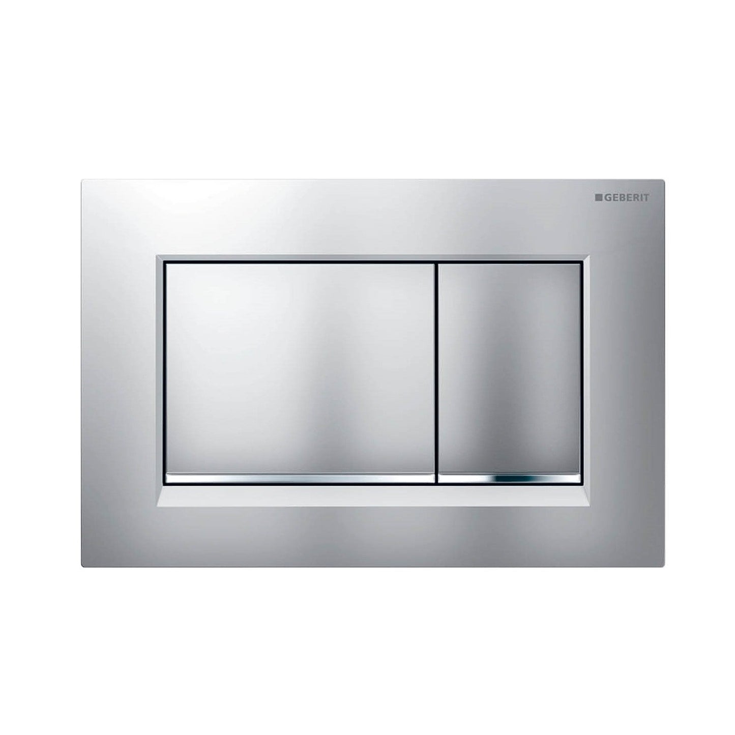Geberit ABS Square push plate White/chrome/white 115.883.KJ.1 Push Button
