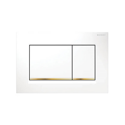 Geberit ABS Black/chrome/black 115.883.KM.1 Push Button