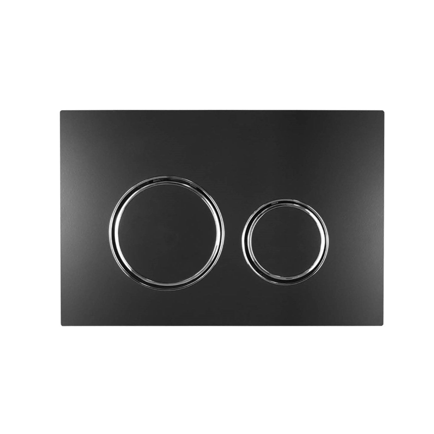 Geberit Surfaces made of glass Black with chrome trim 115.884.SJ.1 Push Button