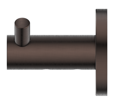 Mica Double Robe Hook - Dusk Bronze