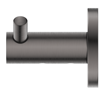 Mica Double Robe Hook - Gunmetal