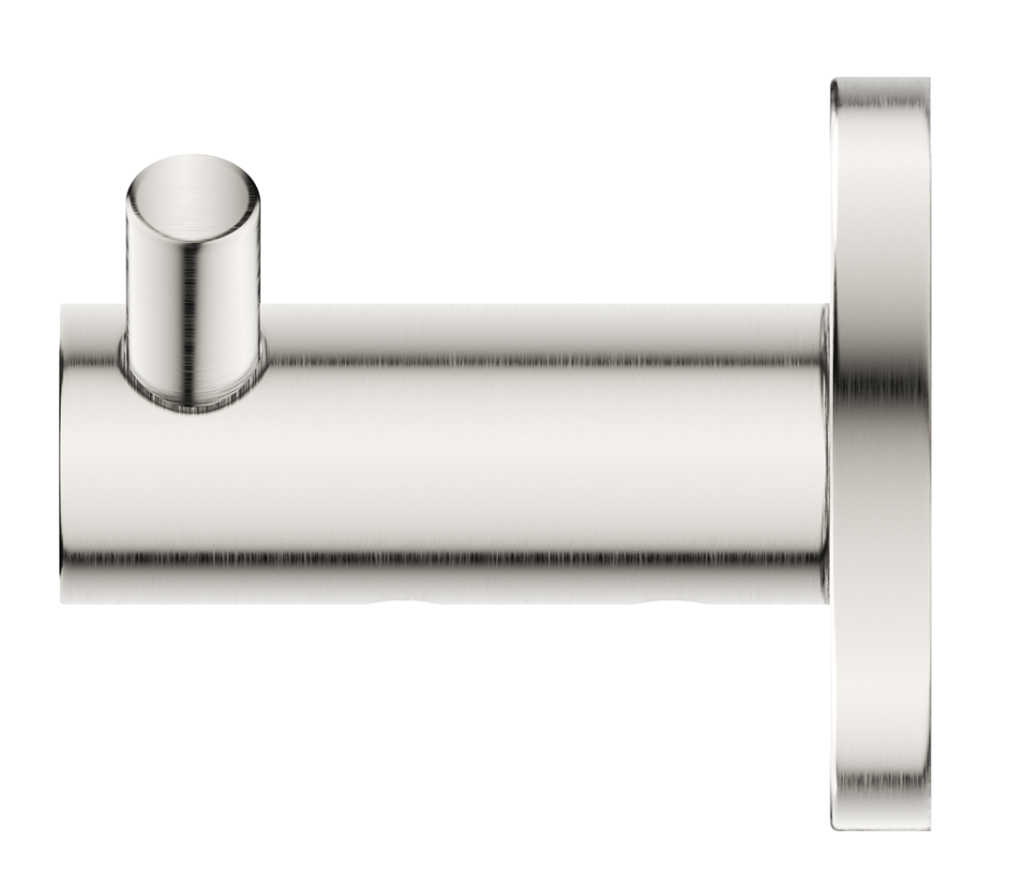 Mica Double Robe Hook - Brushed Nickel