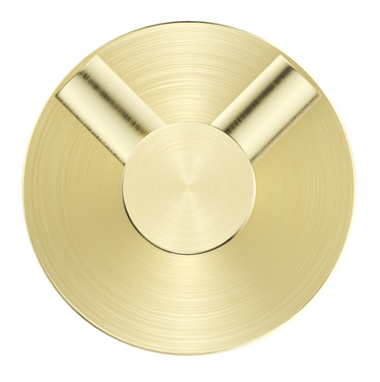 Mica Double Robe Hook - French Gold