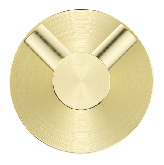 Mica Double Robe Hook - French Gold