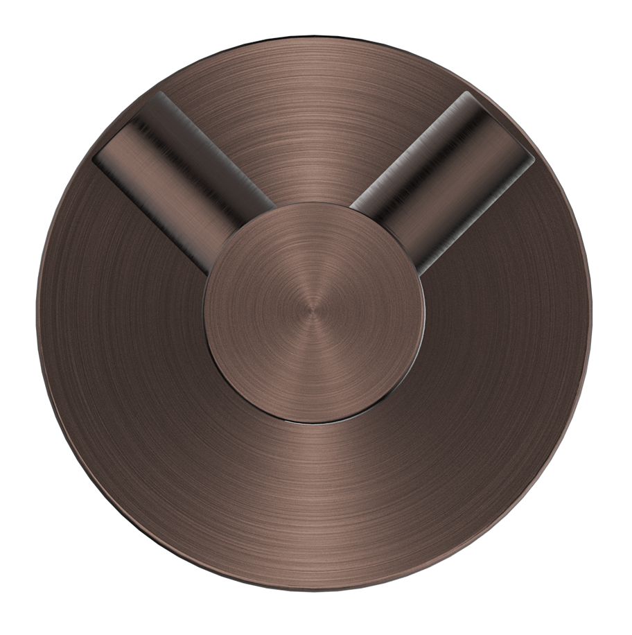 Mica Double Robe Hook - Dusk Bronze