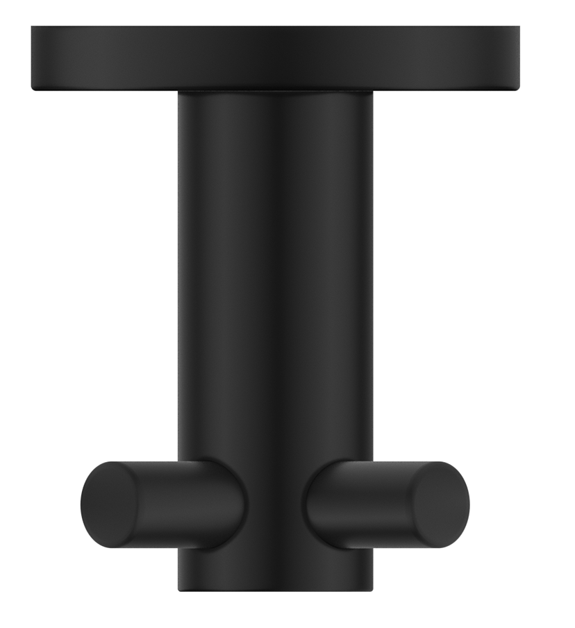 Mica Double Robe Hook - Black