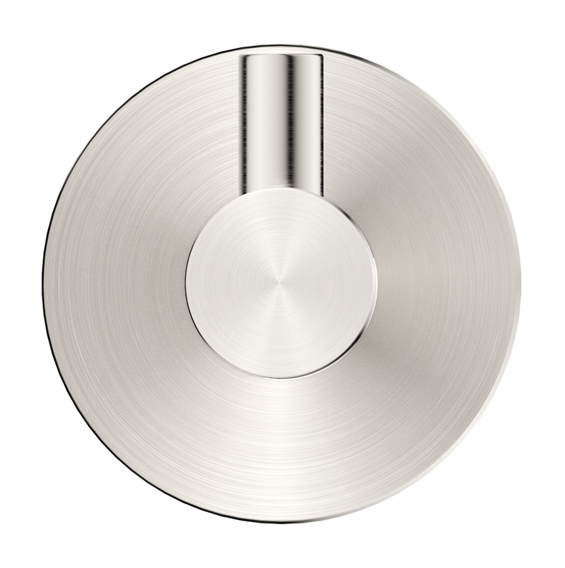 Mica Robe Hook - Brushed Nickel