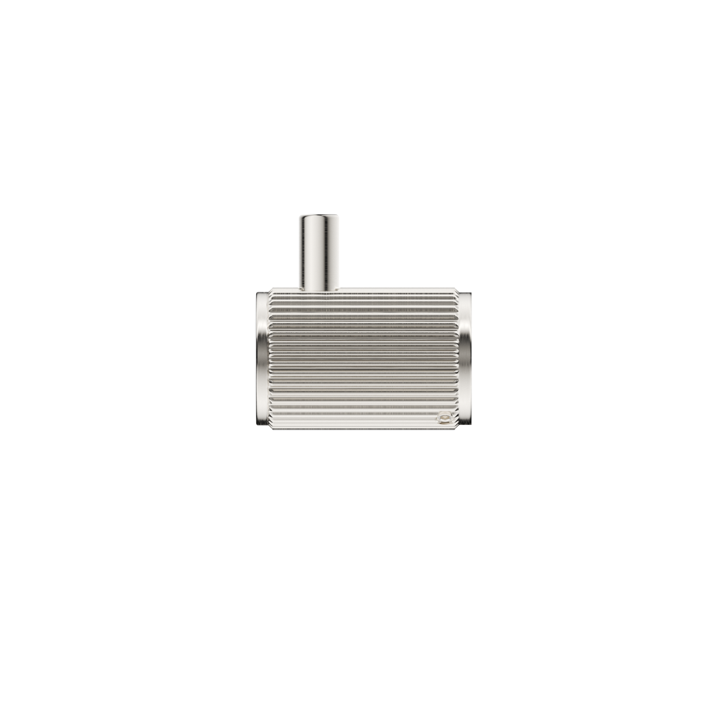 Mica Fluted Robe Hook - Brushed Nickel