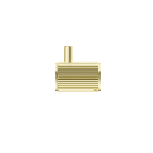 Mica Fluted Robe Hook - French Gold
