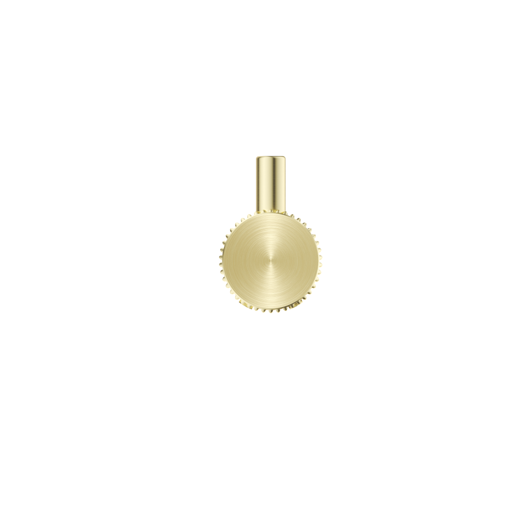 Mica Fluted Robe Hook - French Gold