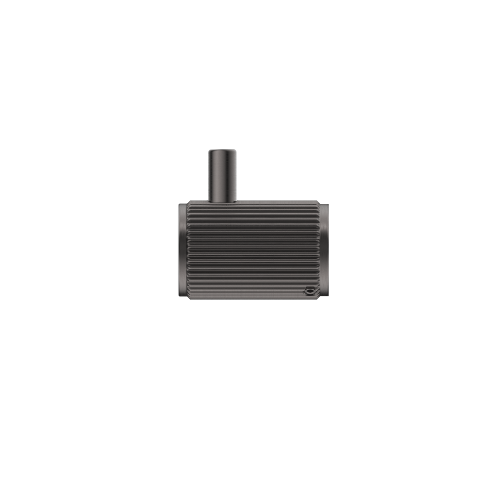 Mica Fluted Robe Hook - Gunmetal