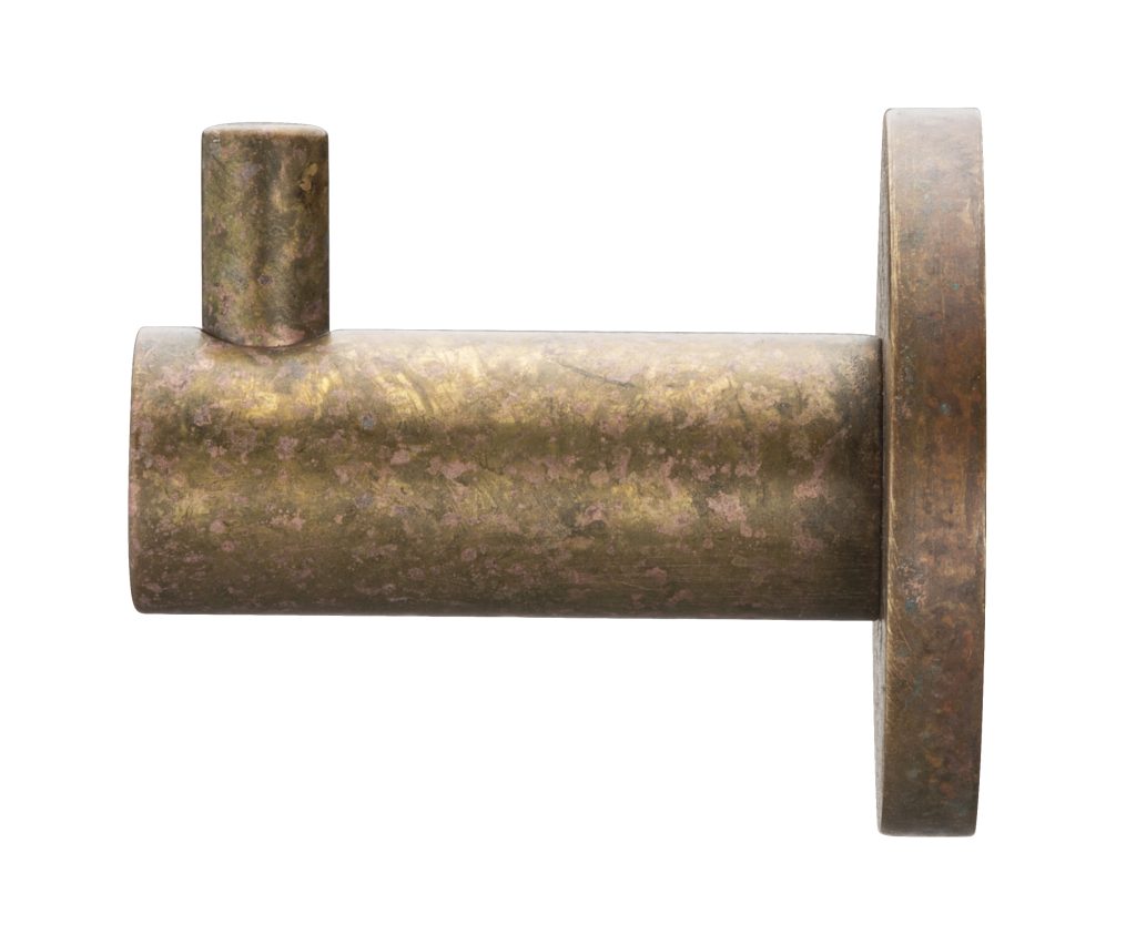 Mica Robe Hook - Living Brass