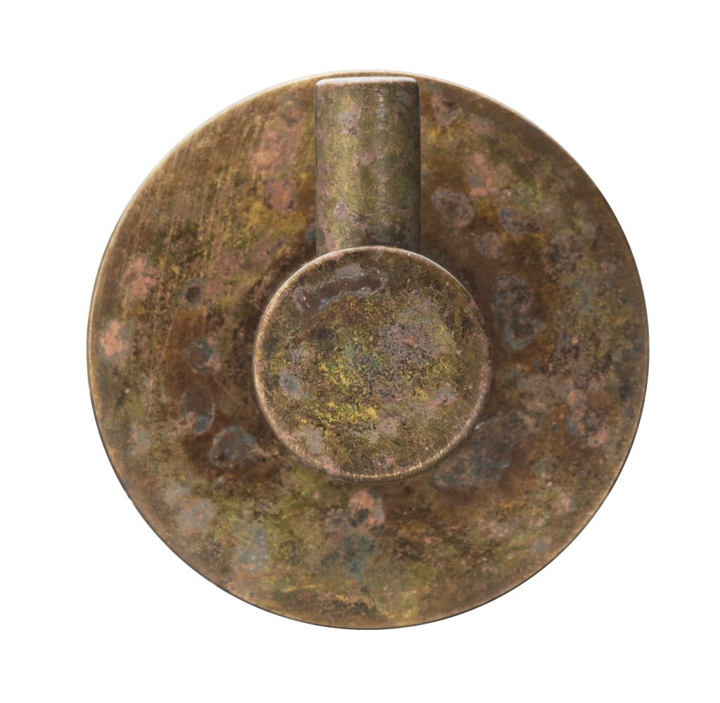 Mica Robe Hook - Living Brass